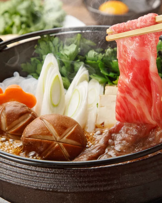 Japanese Black Wagyu Beef Sukiyaki Course